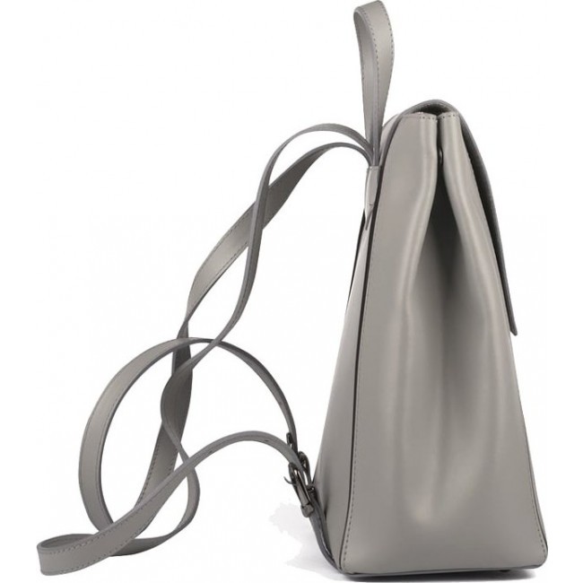 Женский рюкзак из кожи Ula Leather Country R9-004 Серый - фото №3