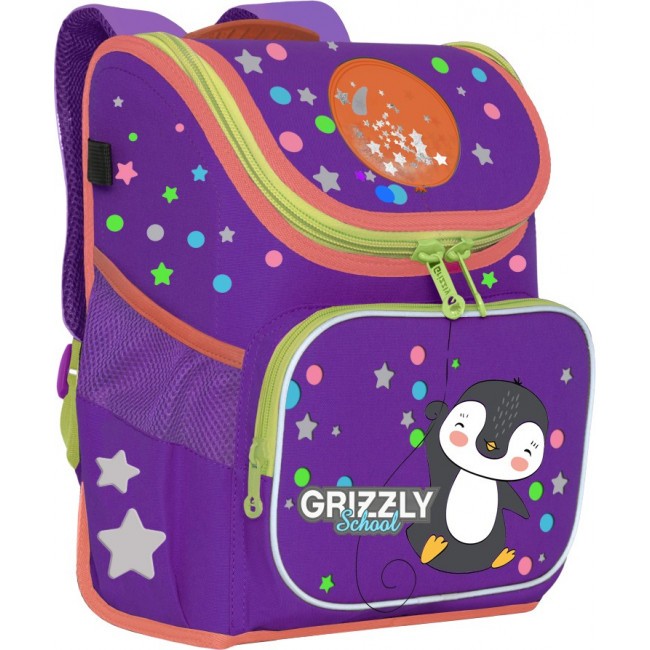 Grizzly RAl-194-3 фиолетовый - оранжевый