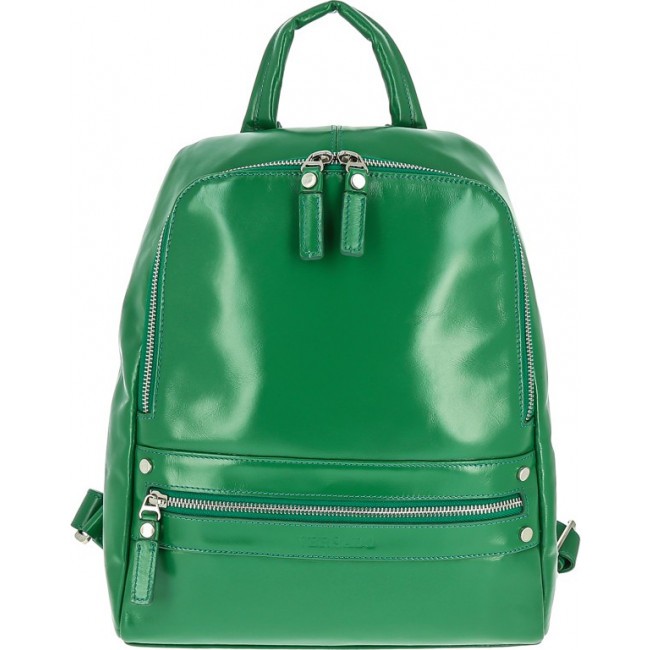 Кожаный рюкзак Versado VD170 green Зеленый - фото №3