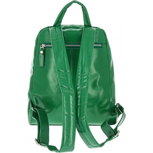 Кожаный рюкзак Versado VD170 green Зеленый - фото №5