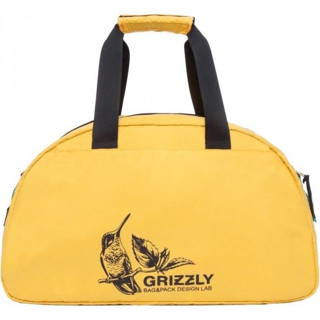 Дорожная сумка Grizzly TD-831-3 Яичный желток - фото №3
