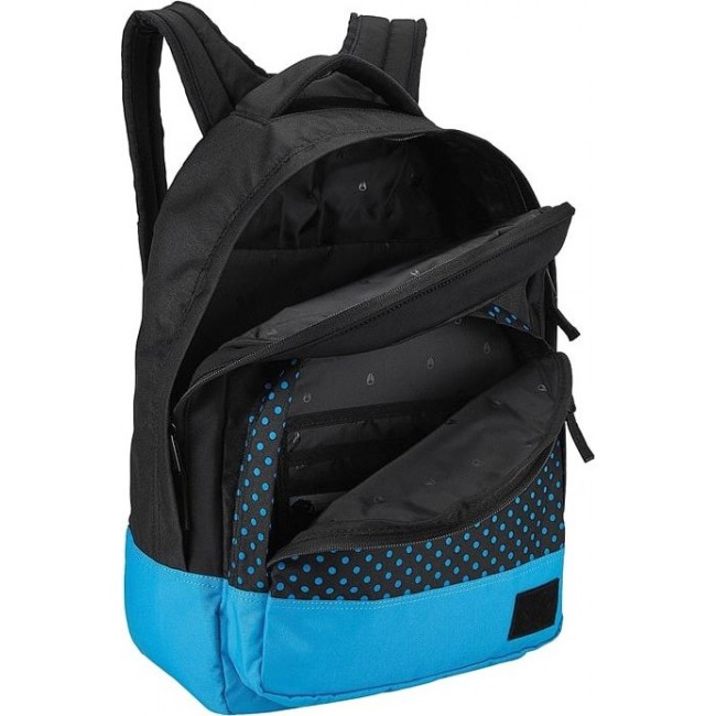 Рюкзак Nixon Grandview Backpack Черный-Синий с горошком - фото №2