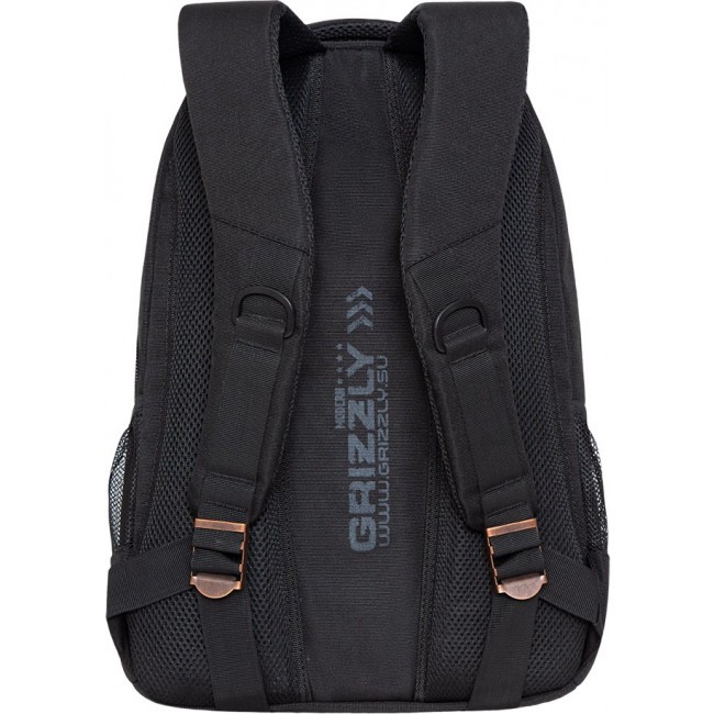 Рюкзак для подростка для школы Grizzly RU-501-1 Черный - фото №6