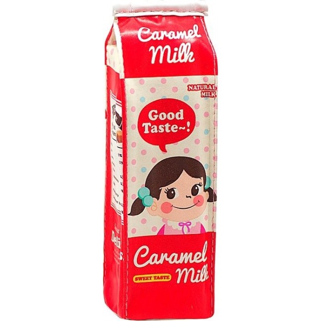 Пенал Kawaii Factory Пакет молока Красный - фото №1