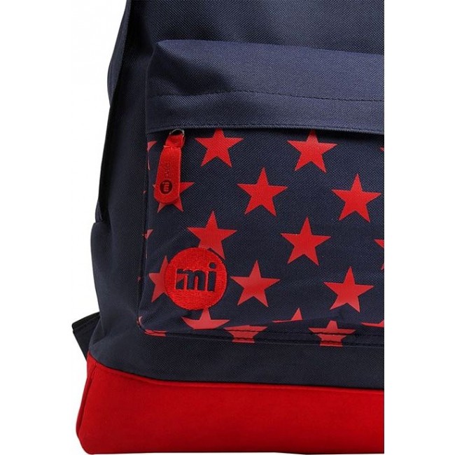 Рюкзак Mi-Pac Backpack Синий с красными звездами - фото №3