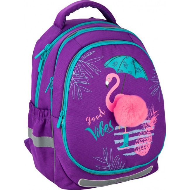 Рюкзак Kite Education K20-700M(2p) Beautiful tropics Фиолетовый - фото №4
