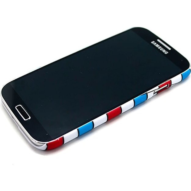 Чехол для Samsung Kawaii Factory Чехол для Samsung Galaxy S4 серия "Sports shirt" Red with blue stripes - фото №2