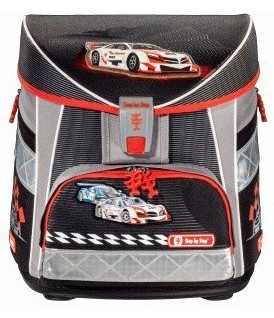 Рюкзак Step By Step Light Racer серый/черный/красный- фото №1
