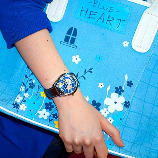 часы Kawaii Factory Часы "Apple Garden" Синий - фото №6