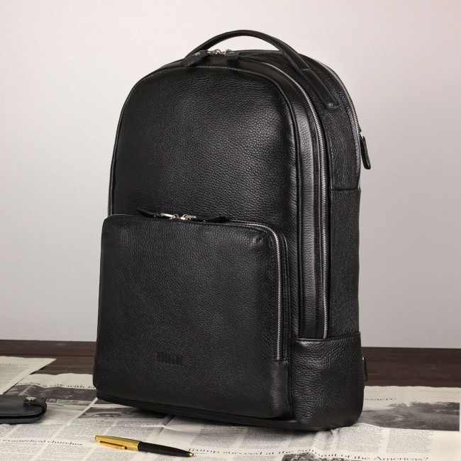Мужской рюкзак Brialdi Daily Relief black Черный - фото №19