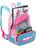 Рюкзак Grizzly RS-899-1 Мишка в цветах (розовый-голубой) - фото №4