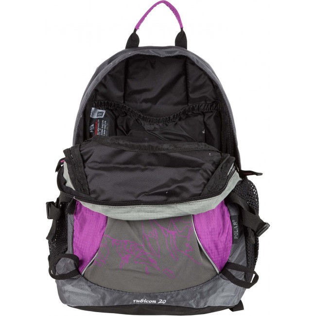 Рюкзак Polar П1563 Серый-Фиолетовый - фото №7