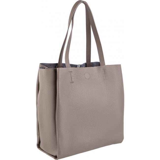 Женская сумка Sergio Belotti 6704 grey brown Napoli Серый - фото №2