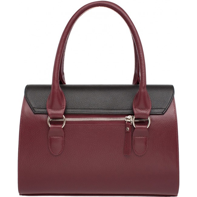Женская сумка Lakestone Bloy Бордовый Burgundy - Black - фото №4