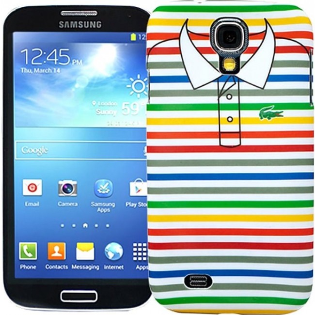 Чехол для Samsung Kawaii Factory Чехол для Samsung Galaxy S4 серия "Sports shirt" Thin stripes - фото №1