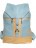 Рюкзак из натуральной кожи Sofitone RM 002 P2/A3 Бирюзовый-Кремовый - фото №1