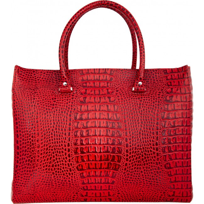 Женская сумка Sergio Belotti 7524 Croco (KM) red Capri - фото №3