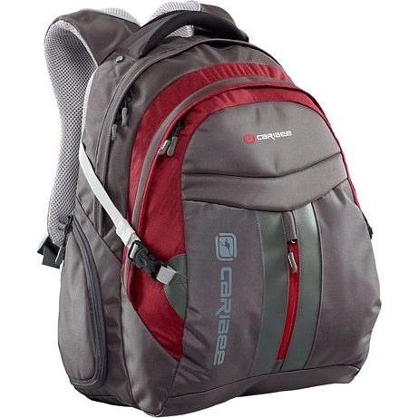 Рюкзак Caribee Time Traveller Красный - Серый - фото №1