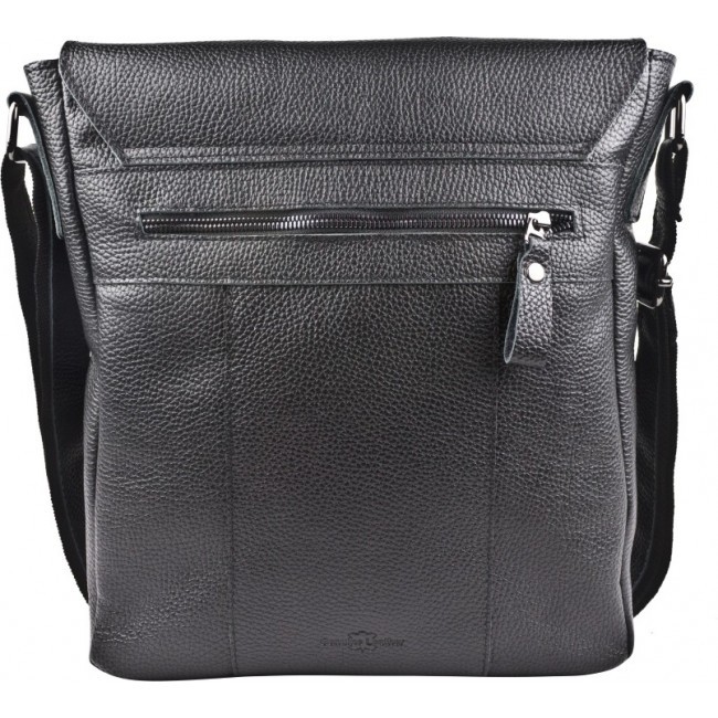 Кожаная мужская сумка Carlo Gattini Bardello 5061-01 Black Черный - фото №3
