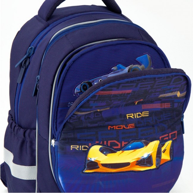 Рюкзак Kite Education K20-700M(2p) Fast cars Темно-синий - фото №6