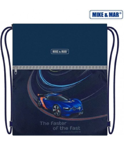 Мешок для обуви Mike&Mar Shoes Bag Машина синий- фото №1