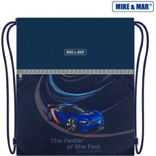 Мешок для обуви Mike&Mar Shoes Bag Машина синий - фото №1