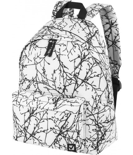 Рюкзак Brauberg Сити-формат Twigs on white- фото №6