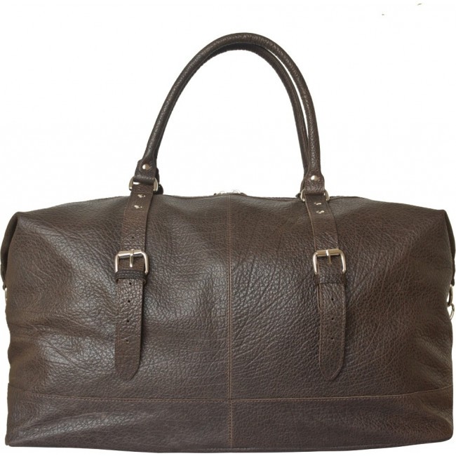 Кожаная дорожная сумка Carlo Gattini Campora 4019-84 Темно-коричневый Brown - фото №3