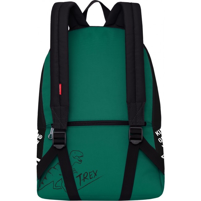 Рюкзак Grizzly RQ-007-7 черный-зеленый-красный - фото №3