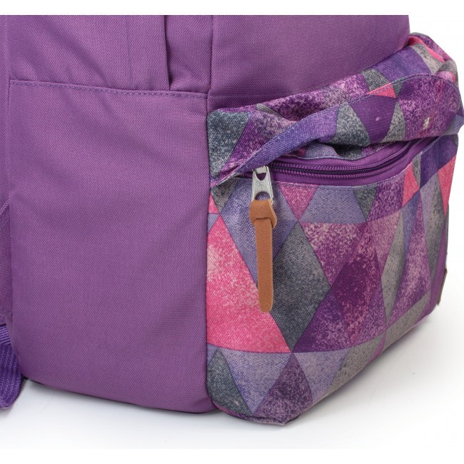 Рюкзак Brauberg Сити-формат Фиолетовый карман с пуговицей - фото №7