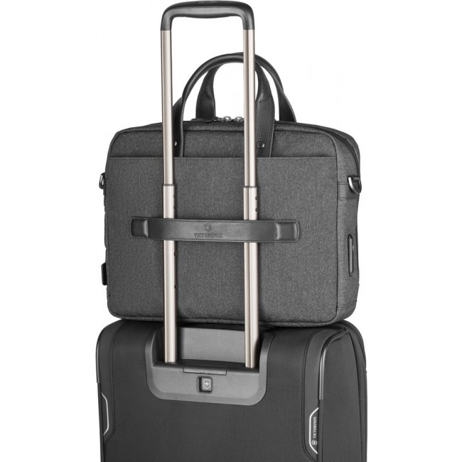 Портфель Victorinox Architecture Urban2 Briefcase 15" Серый - фото №9