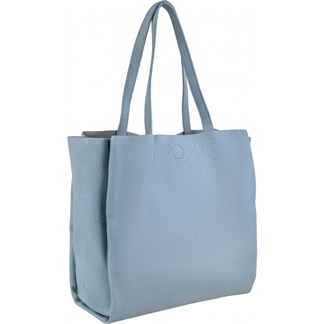 Женская сумка Sergio Belotti 6704 light blue Napoli Голубой - фото №2