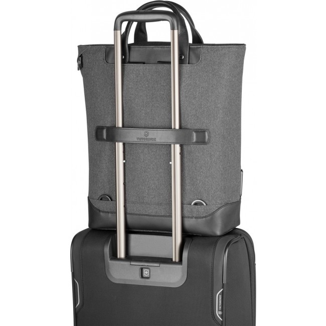 Сумка-рюкзак Victorinox Architecture Urban2 2way Carry Tote 15" Серый - фото №13