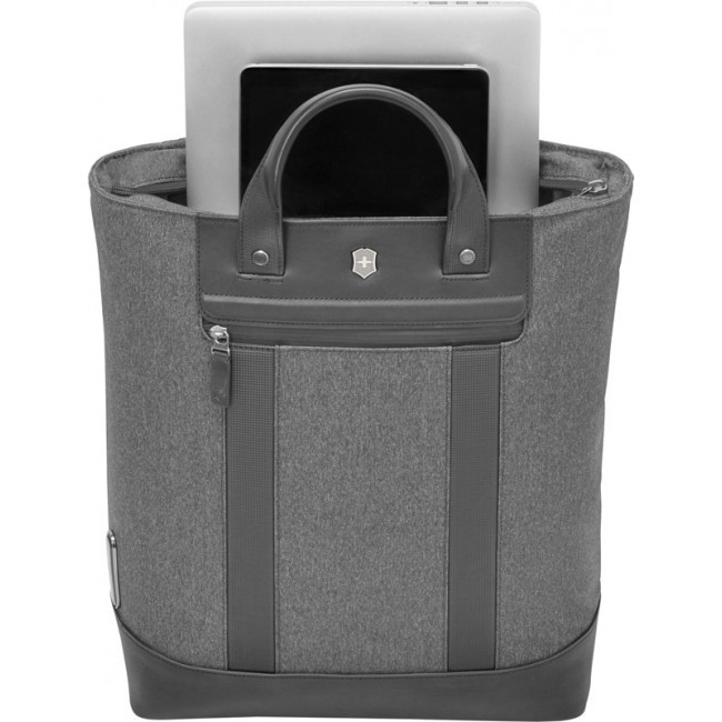 Сумка-рюкзак Victorinox Architecture Urban2 2way Carry Tote 15" Серый - фото №11