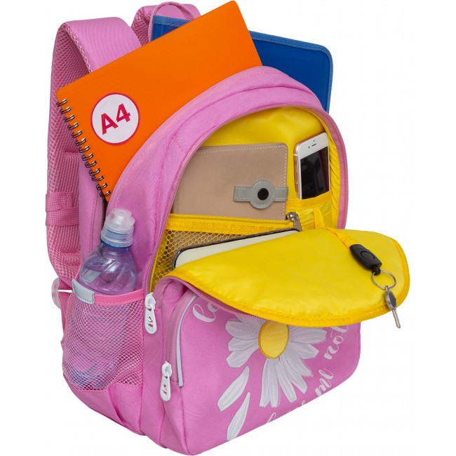 Рюкзак школьный Grizzly RG-260-2 розовый - фото №5