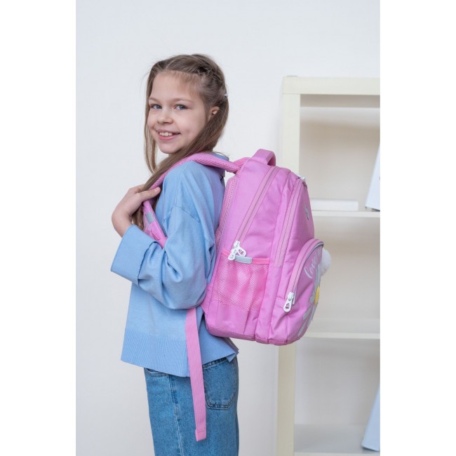 Рюкзак школьный Grizzly RG-260-2 розовый - фото №11