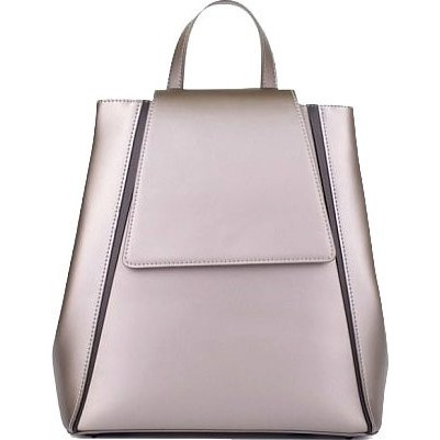 Модный женский рюкзак Ula Leather Country R9-004 Металлик - фото №1