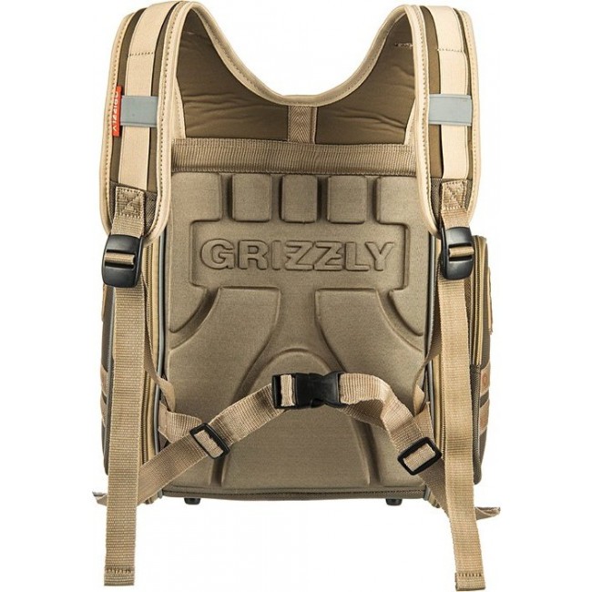 Каркасный ранец для мальчика Grizzly RA-667-9 Хаки - бежевый - фото №4