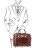 Кожаный портфель для ноутбука Tuscany Leather Urbino TL141894 Коричневый - фото №6