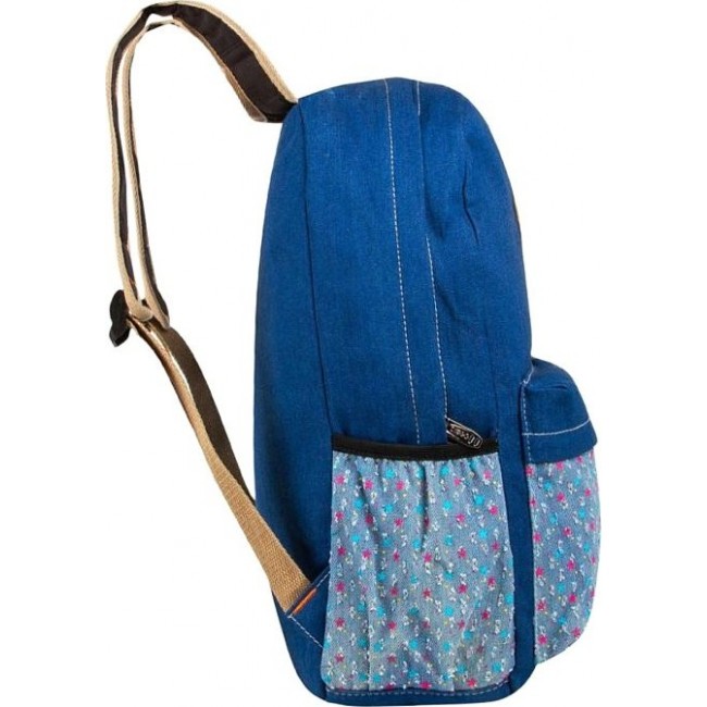 Рюкзак Across H 49 Цветы (синий) - фото №2