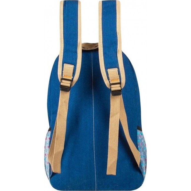 Рюкзак Across H 49 Цветы (синий) - фото №3