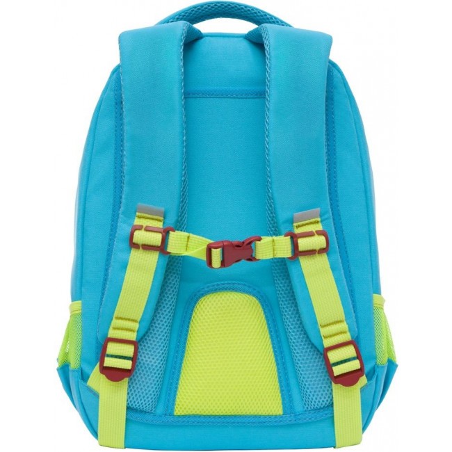 Школьный рюкзак Grizzly RG-168-1 голубой - фото №3