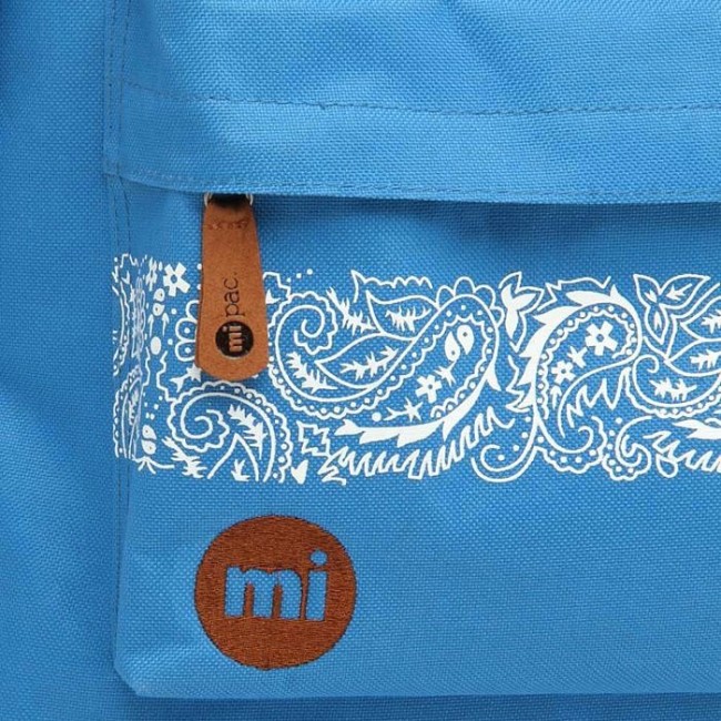 Рюкзак Mi-Pac Backpack Бандана ярко-голубой - фото №3