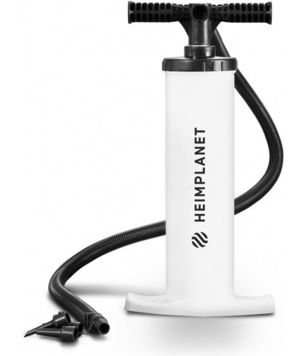 Насос HEIMPLANET Double Action Floor Pump Белый- фото №1