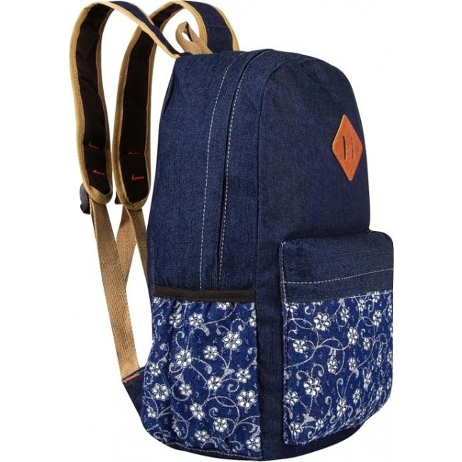 Рюкзак Across H Цветы (темно-синий) - фото №2