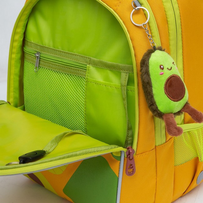 Школьный рюкзак Grizzly RG-168-1 желтый - фото №7
