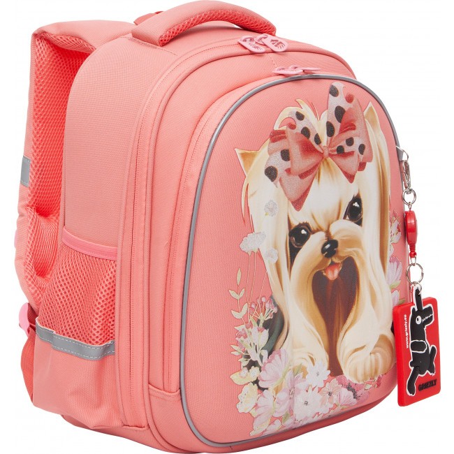 Рюкзак Grizzly RAz-186-2 розовая собачка - фото №2