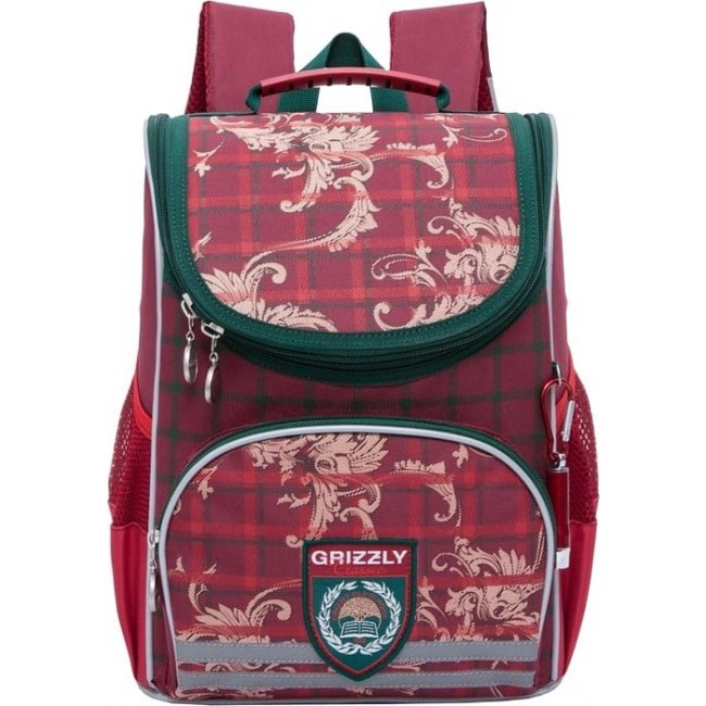 Ранец для школы Grizzly RA-773-1 Бордо - фото №1