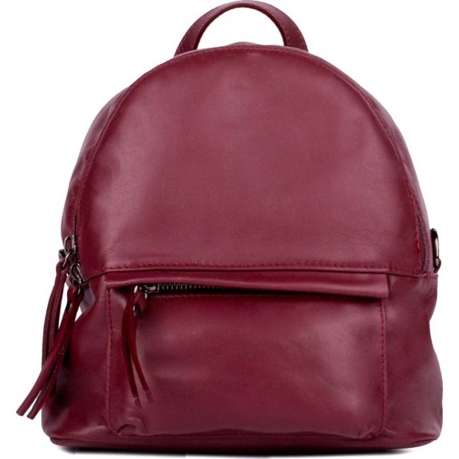 Кожаный женский рюкзак Ula Leather Country R9-022 Марсала - фото №1