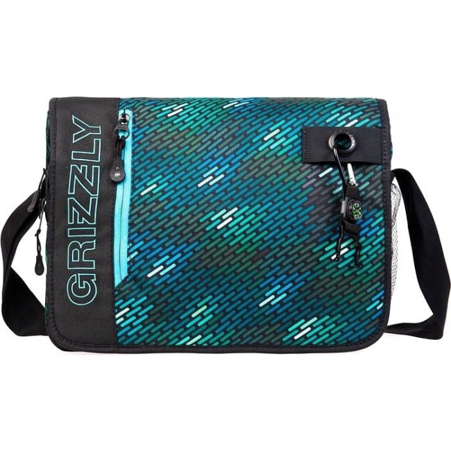 Школьная сумка Grizzly MM-610-3 Фиолетовый - бирюза - фото №1